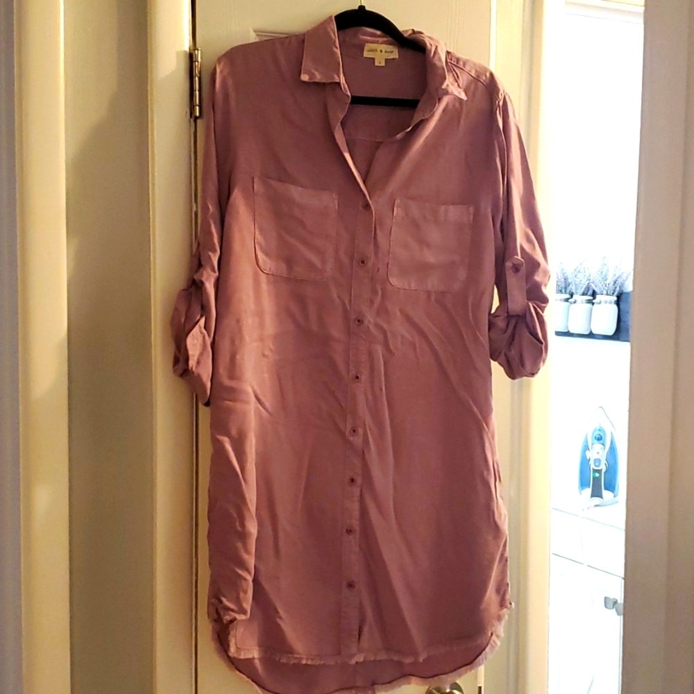Womens shirt dress sized large